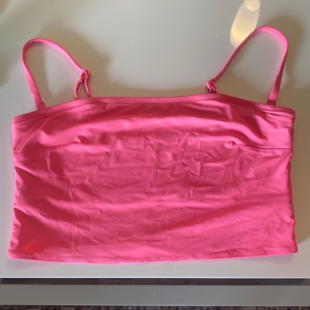 Aerie longline bandeau swim top